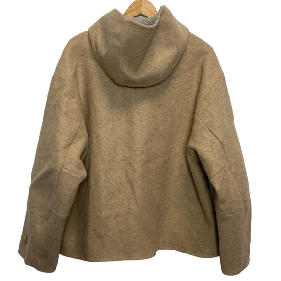 Free People Slouchy Hooded Duffle Coat - Picture 5 of 12